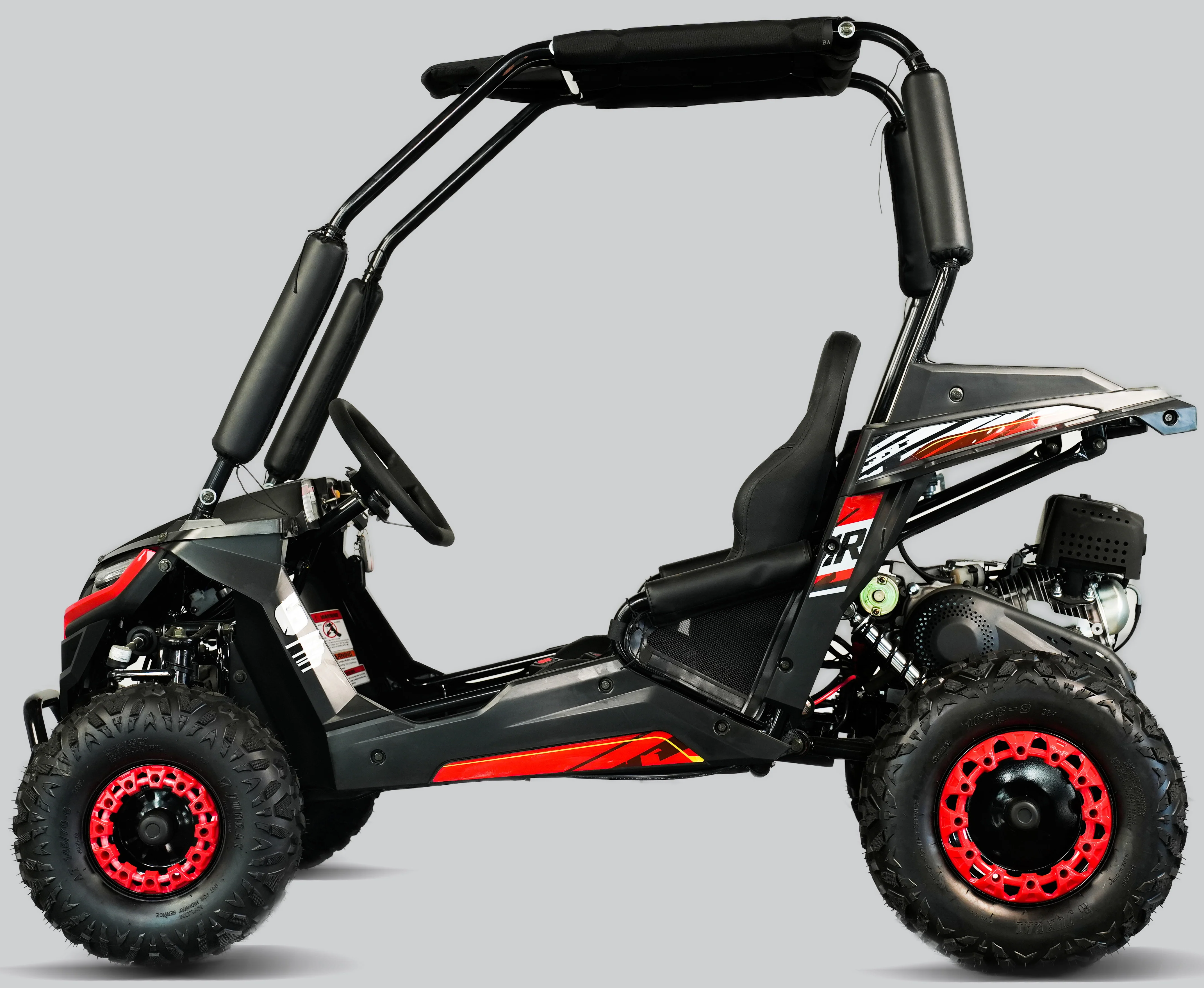 TrailMaster Cheetah-6 Go Kart, 5.5hp Electric Start, Remote Start/Kill with Reverse, Kids Ages 4-9 - Image 24