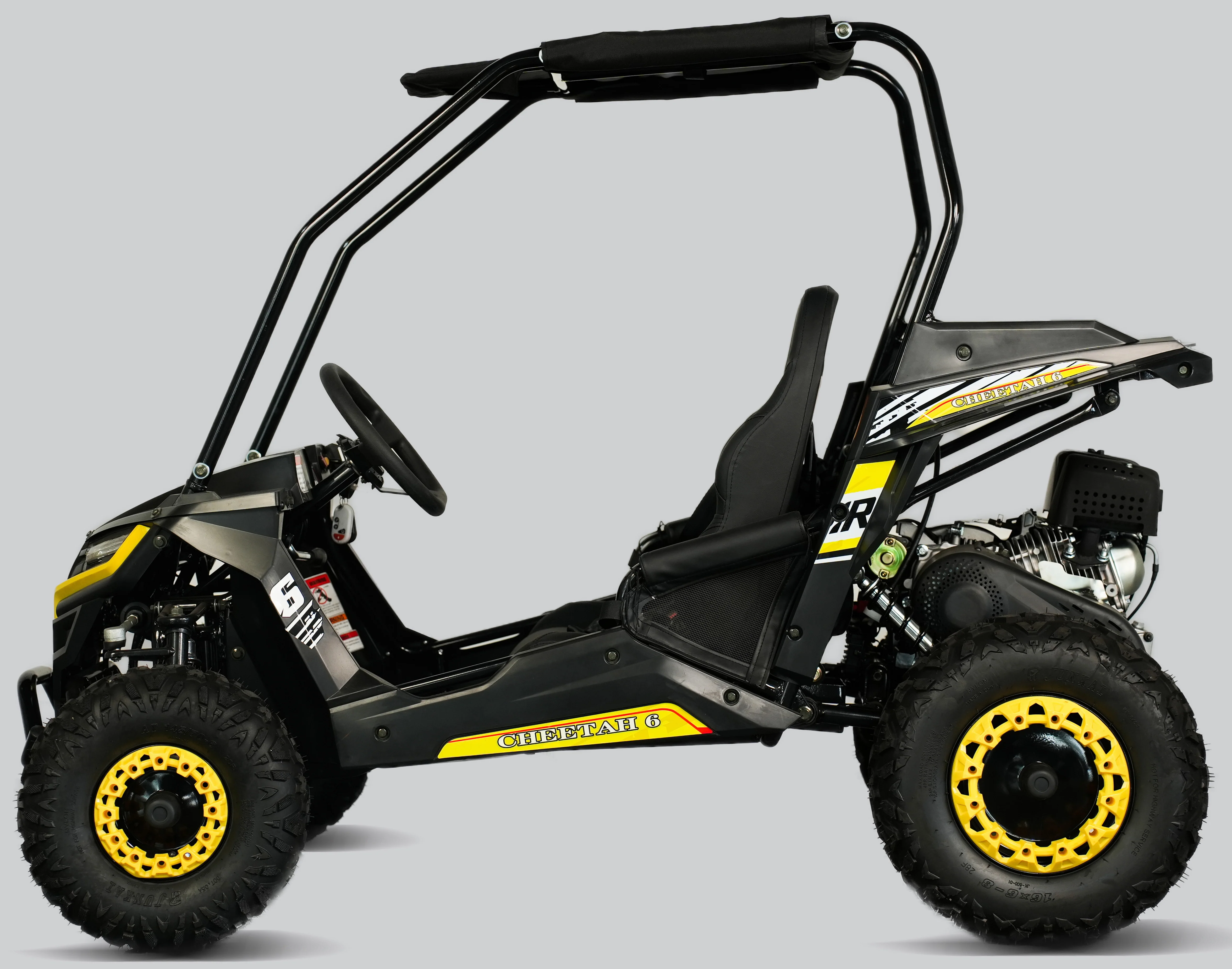 TrailMaster Cheetah-6 Go Kart, 5.5hp Electric Start, Remote Start/Kill with Reverse, Kids Ages 4-9 - Image 27