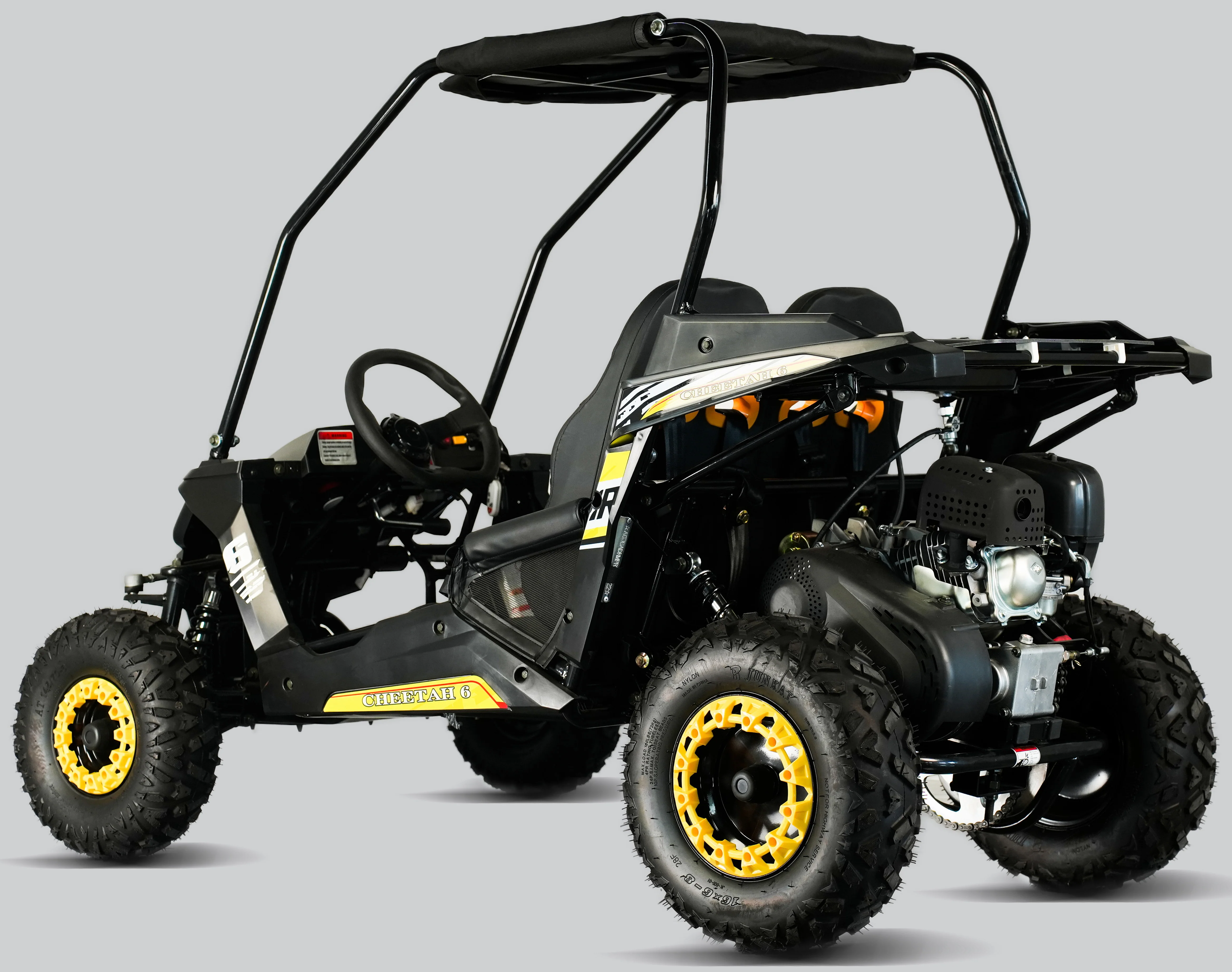 TrailMaster Cheetah-6 Go Kart, 5.5hp Electric Start, Remote Start/Kill with Reverse, Kids Ages 4-9 - Image 28