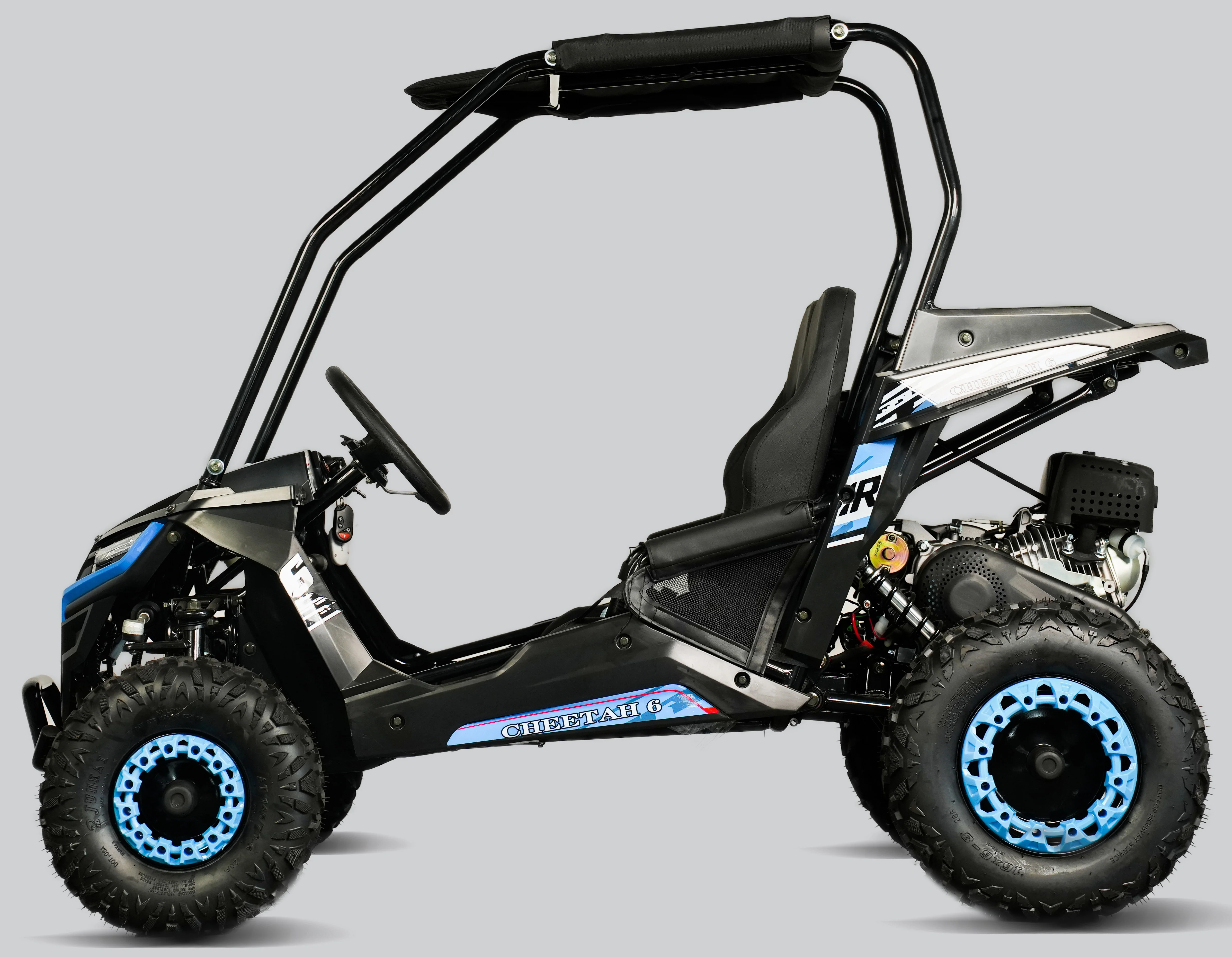 TrailMaster Cheetah-6 Go Kart, 5.5hp Electric Start, Remote Start/Kill with Reverse, Kids Ages 4-9 - Image 7