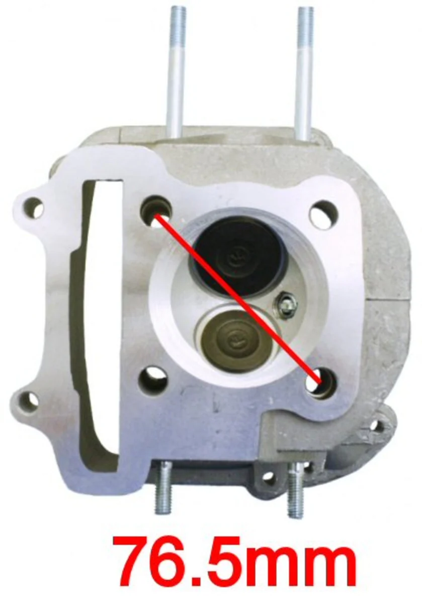 150cc GY6 Complete Cylinder Head - Emission - Image 3
