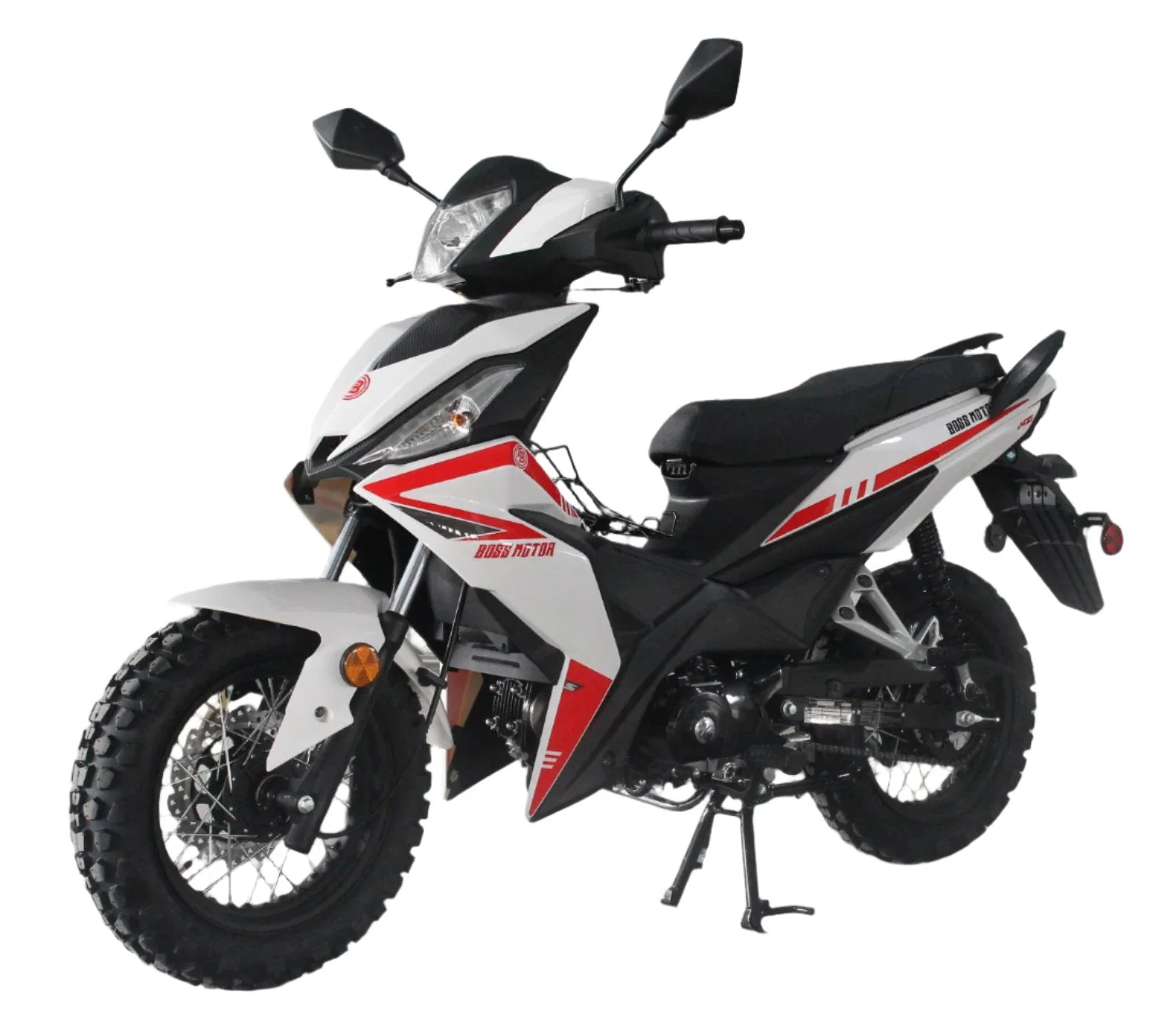 Cross 125RTF Off-Road Scooter, 4-Speed Semi-Auto, 13-inch Wheels, Enduro Tires - Image 3
