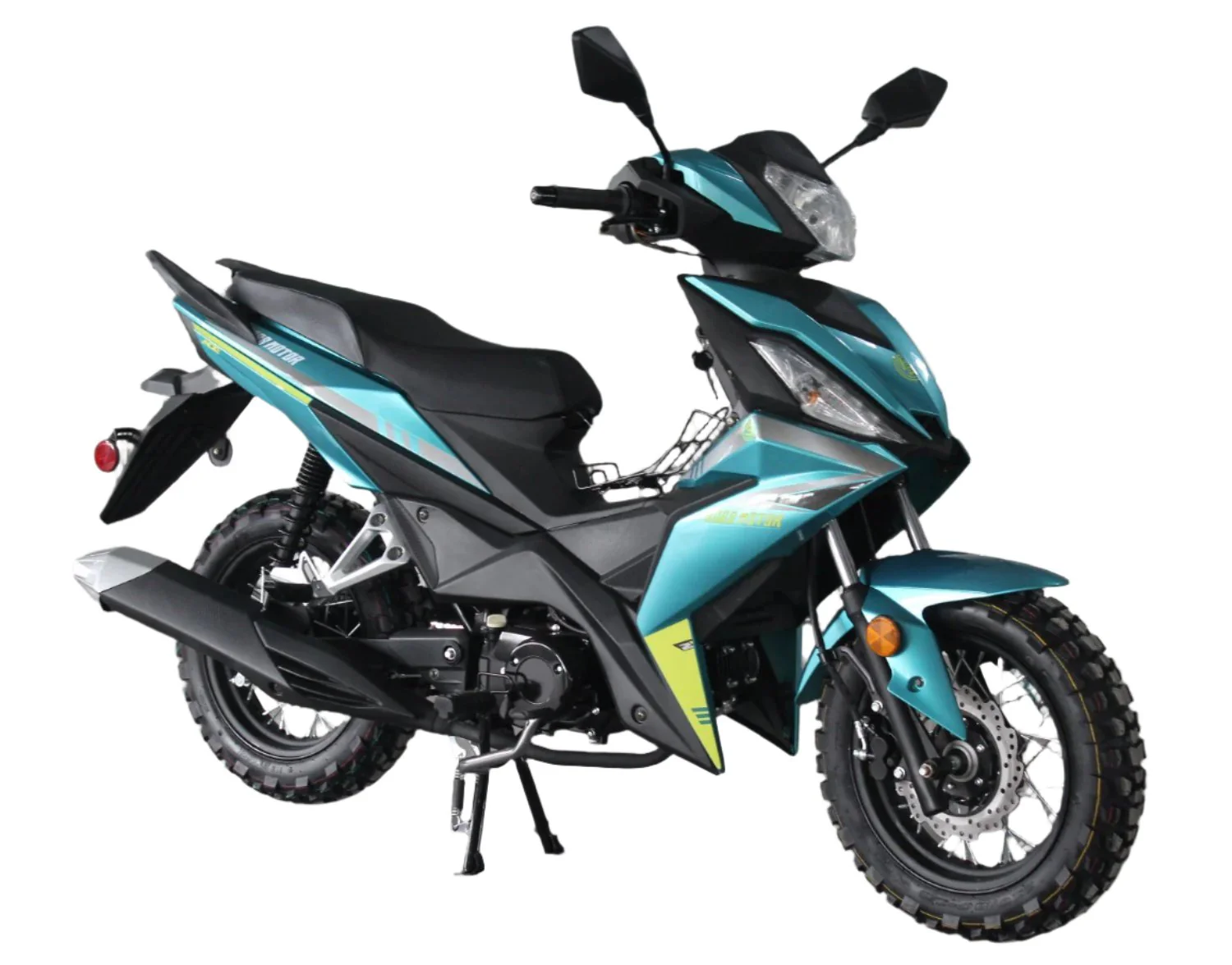 Cross 125RTF Off-Road Scooter, 4-Speed Semi-Auto, 13-inch Wheels, Enduro Tires - Image 5