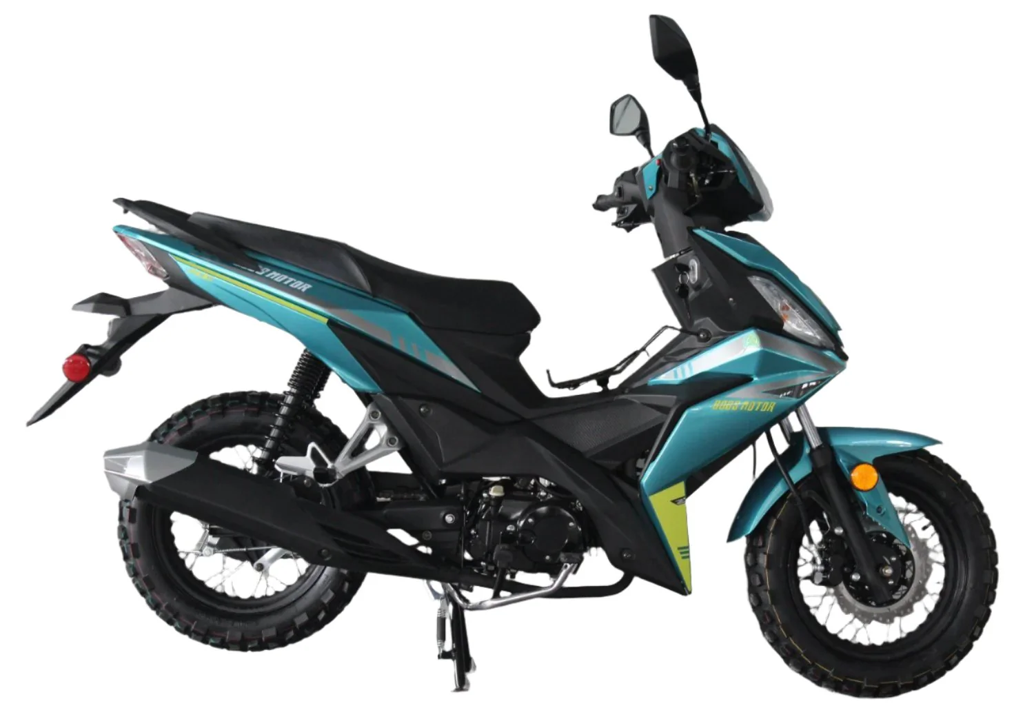 Cross 125RTF Off-Road Scooter, 4-Speed Semi-Auto, 13-inch Wheels, Enduro Tires - Image 6