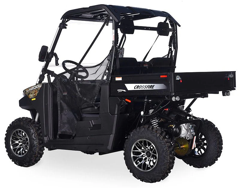 Crossfire LH200 EFI UTV Side-by-Side, Automatic with Reverse, Deluxe Alloy Wheels, Dump Bed, Windshield Included - Image 9