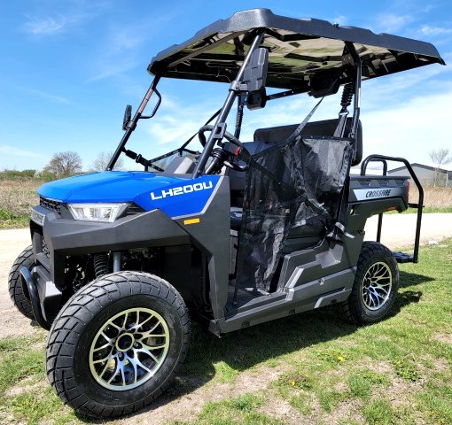 Crossfire LH200 Gas Golf Cart, Electronic Fuel Injection, Automatic with Reverse, Deluxe Alloy Wheels - Image 3