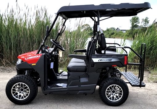 Crossfire LH200 Gas Golf Cart, Electronic Fuel Injection, Automatic with Reverse, Deluxe Alloy Wheels - Image 6
