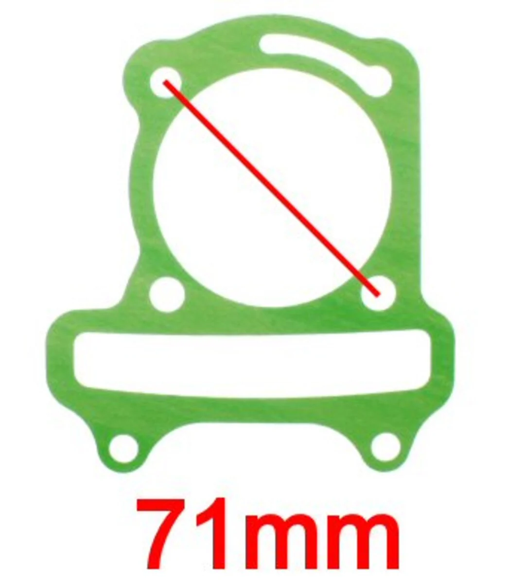 Cylinder Base Gasket for 50cc 4-stroke QMB139 Engines - Image 2