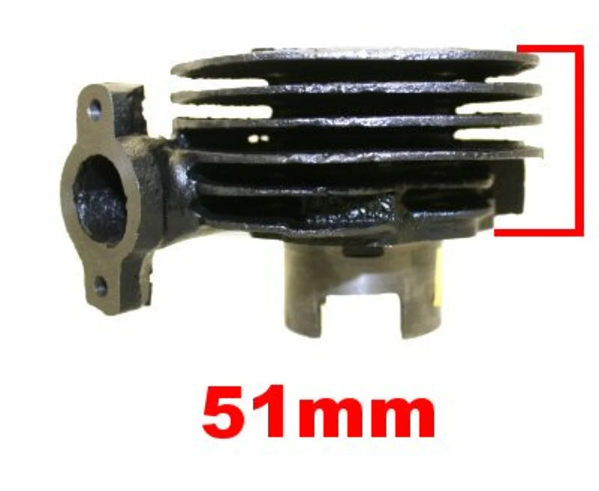 Cylinder for 50cc 2-stroke 1DE41QMB Engines - Image 3