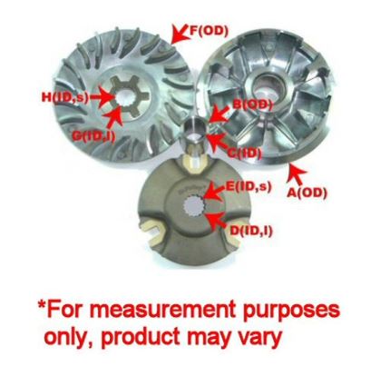 Dr. Pulley Yamaha Zuma 125 Variator Kit - Image 2