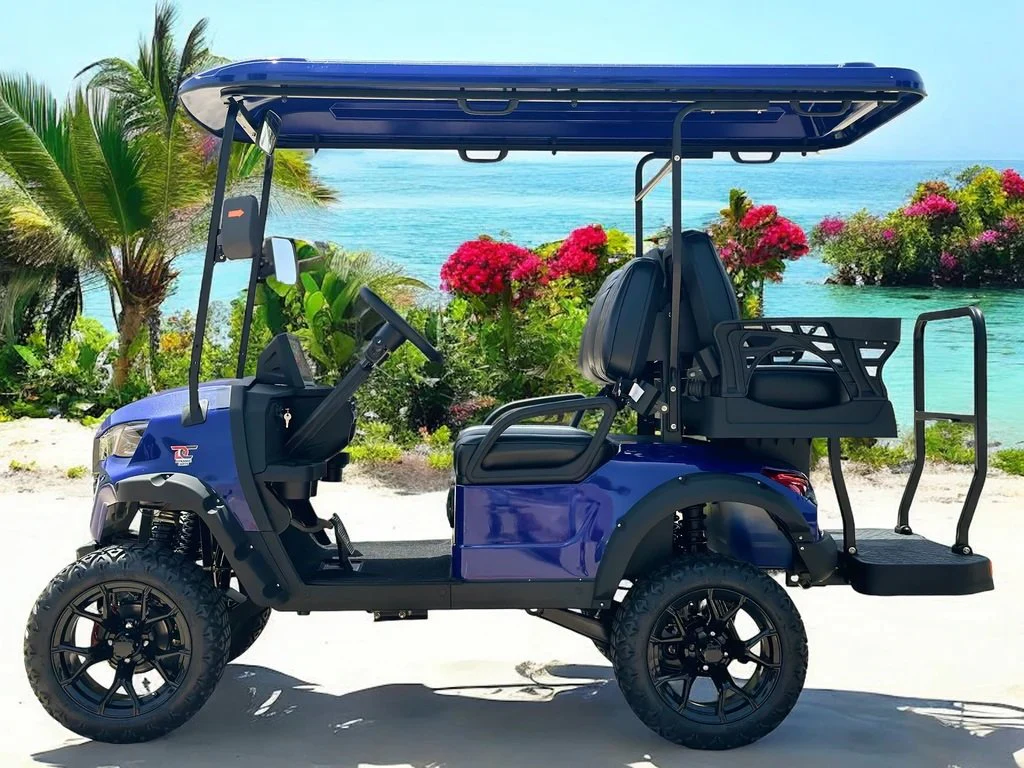 Dynamic GT4 Lithium Golf Cart, 48V AC 5KW Motor, 14-inch Aluminum Alloy Blackout Wheels - Image 6