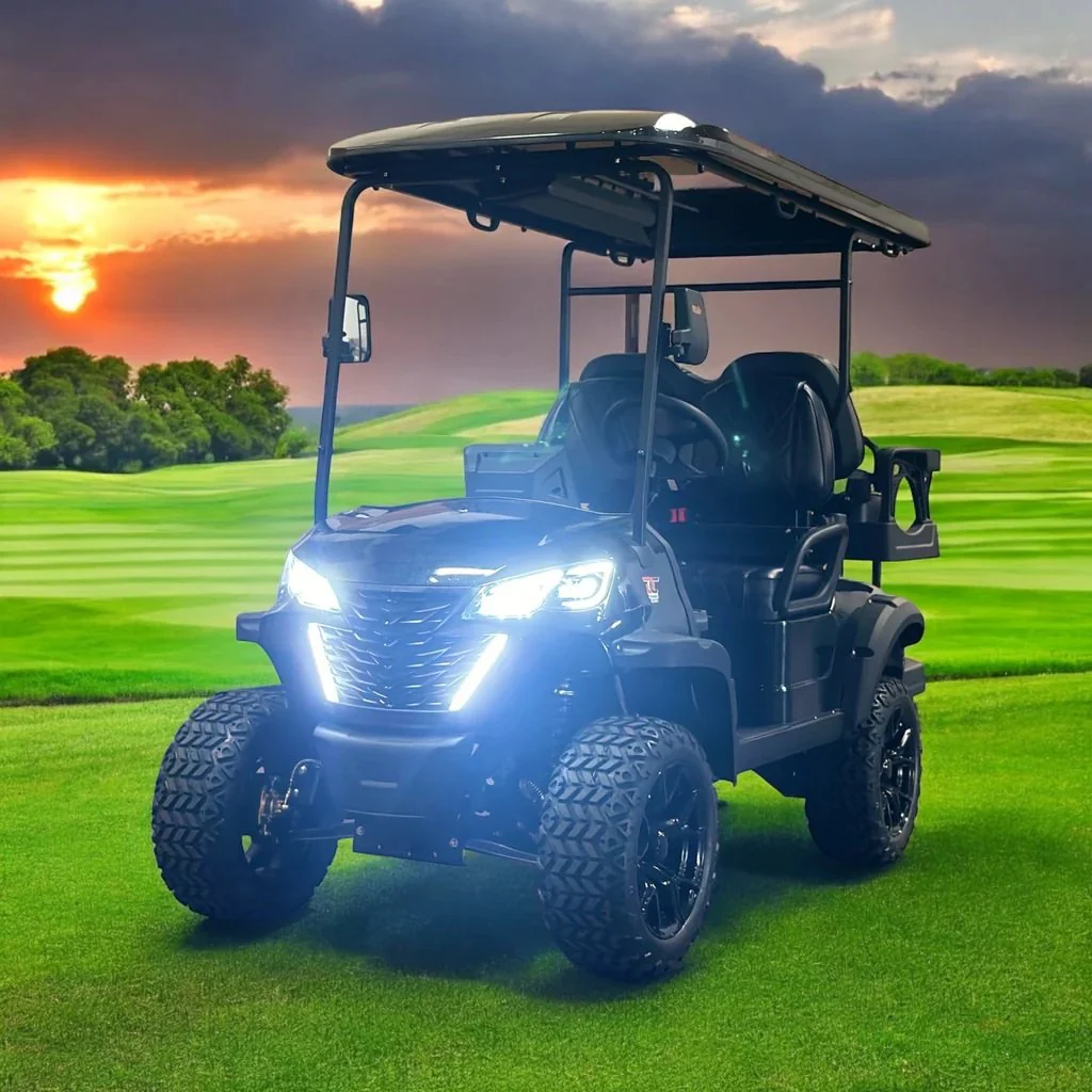 Dynamic GT4 Lithium Golf Cart, 48V AC 5KW Motor, 14-inch Aluminum Alloy Blackout Wheels - Image 9