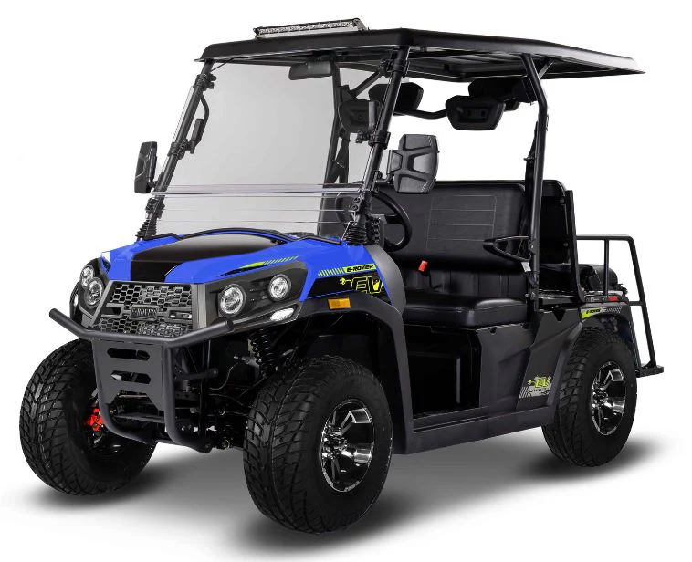 E-Rover DLX Electric Golf Cart, Lithium Battery, Deluxe Alloy Wheels, Digital Dashboard, Windshield Included - Image 3