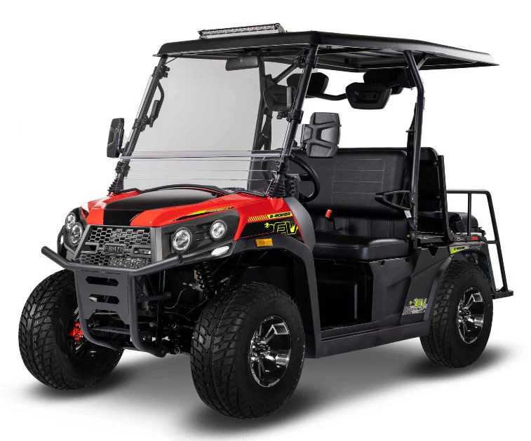 E-Rover DLX Electric Golf Cart, Lithium Battery, Deluxe Alloy Wheels, Digital Dashboard, Windshield Included - Image 4