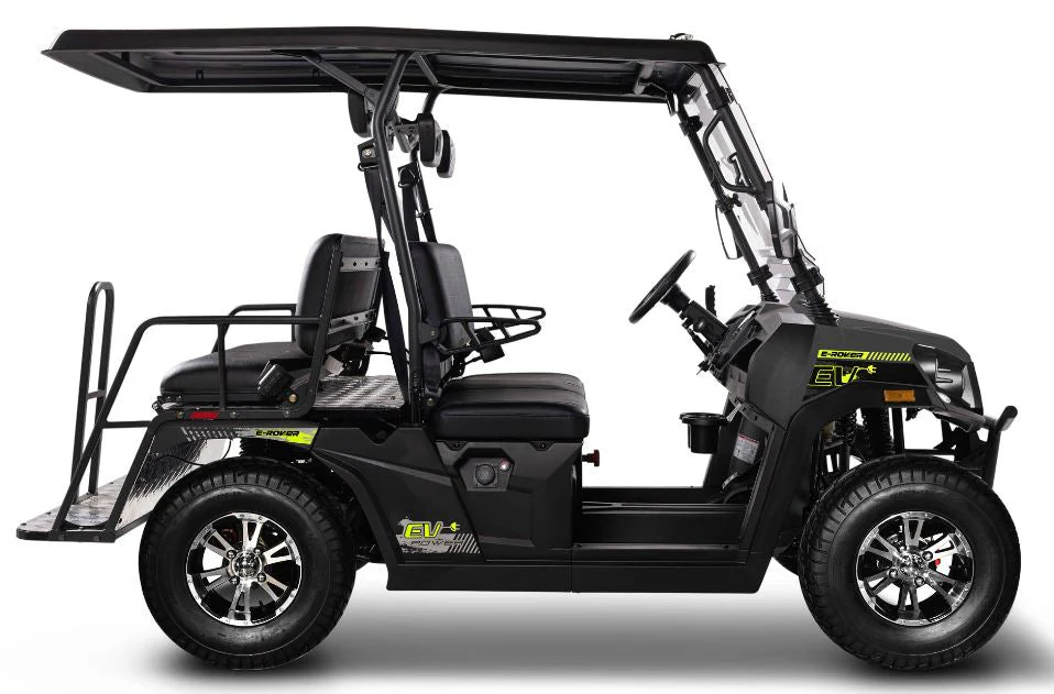 E-Rover DLX Electric Golf Cart, Lithium Battery, Deluxe Alloy Wheels, Digital Dashboard, Windshield Included - Image 5