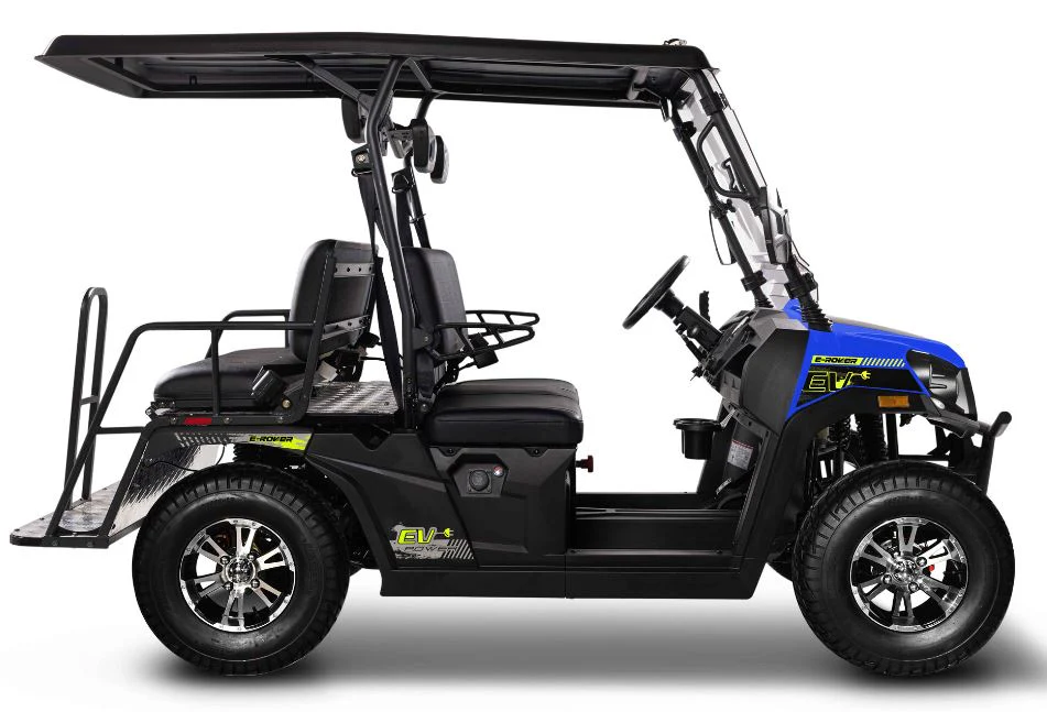 E-Rover DLX Electric Golf Cart, Lithium Battery, Deluxe Alloy Wheels, Digital Dashboard, Windshield Included - Image 6