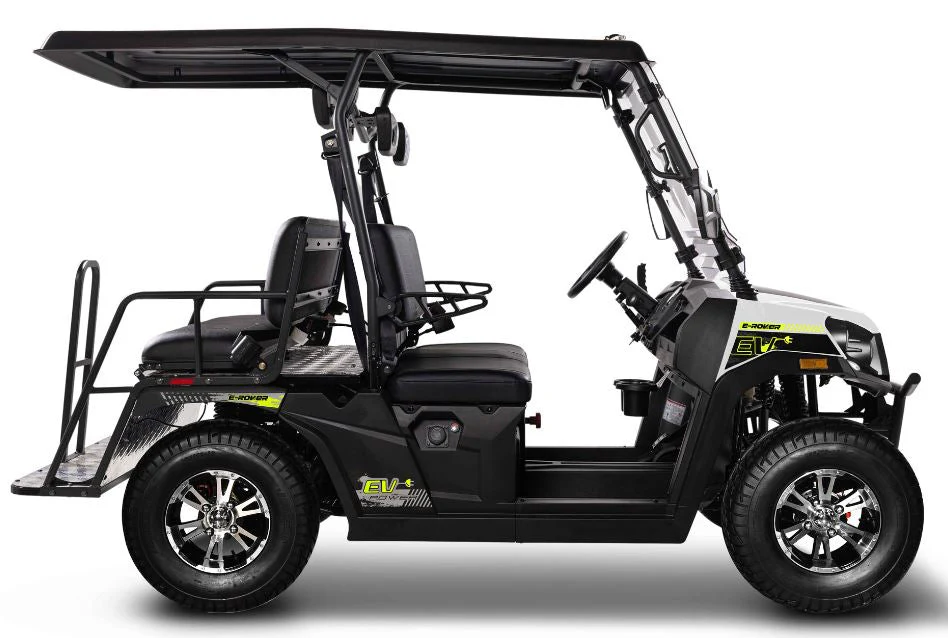 E-Rover Electric Golf Cart, Deluxe Alloy Wheels, Windshield Included - Image 8
