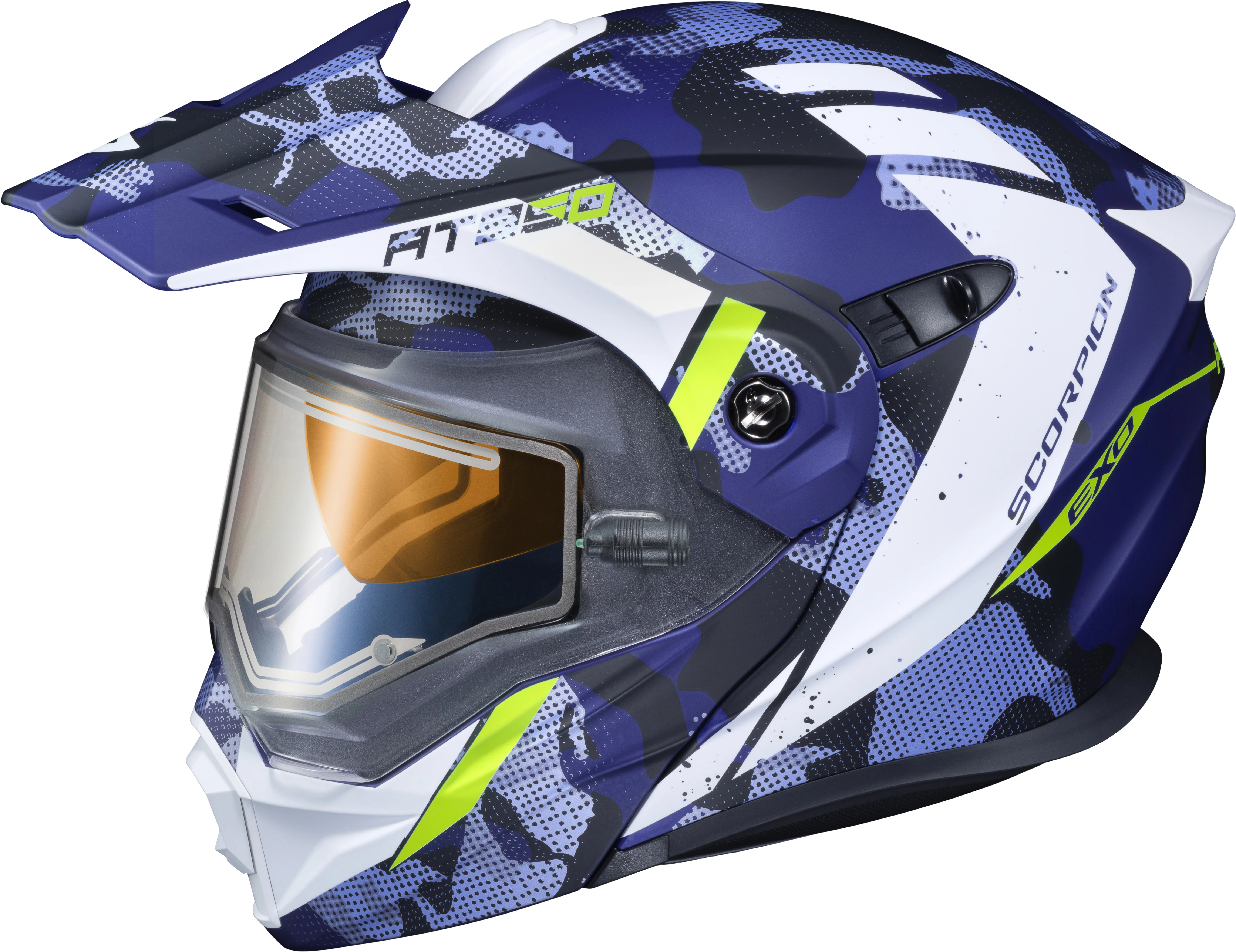 Exo-At950 Cold Weather Helmet Outrigger Matte Blue 3x (Elec)