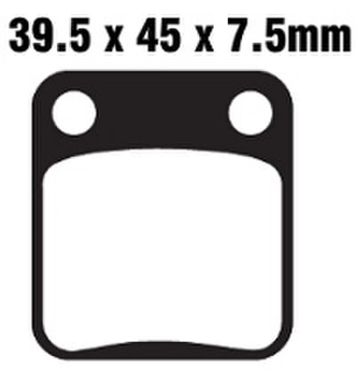 EBC Brakes FA54X Kawasaki Z125 Brake Pads - Image 2