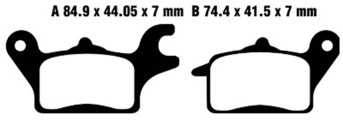 EBC Brakes FA691HH Z125 Sintered Brake Pads - Image 2