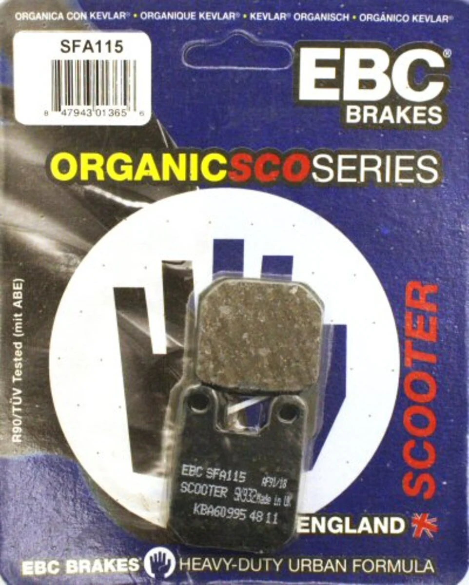 EBC Brakes SFA115 Scooter Brake Pads - Image 3