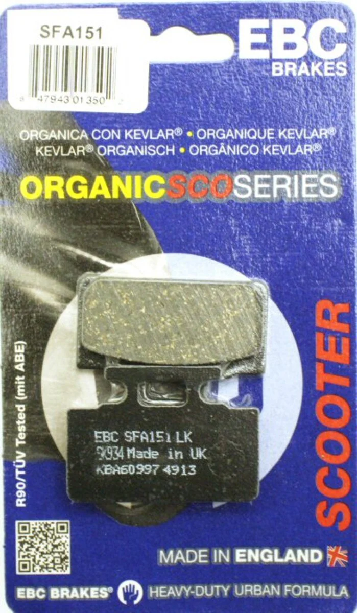 EBC Brakes SFA151 Scooter Brake Pads - Image 3