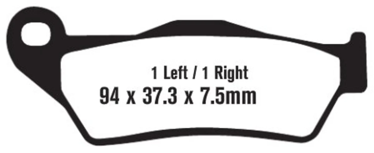 EBC Brakes SFA181 Scooter Brake Pads - Image 2