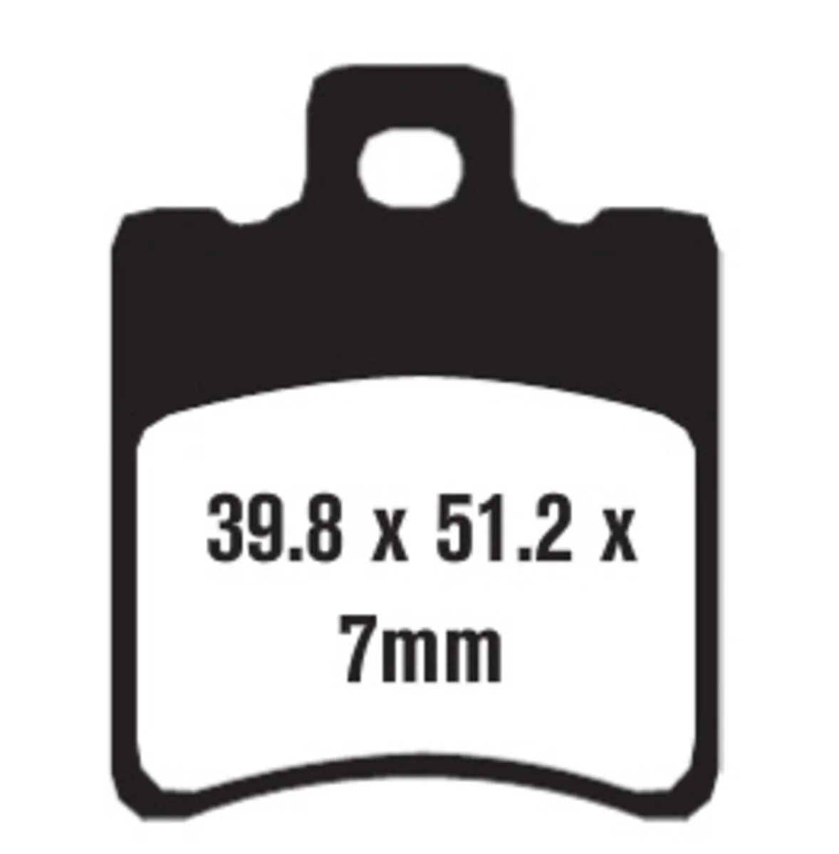 EBC Brakes SFA193 Scooter Brake Pads - Image 2