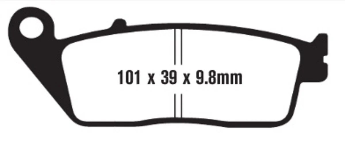 EBC Brakes SFA196 Scooter Brake Pads - Image 2