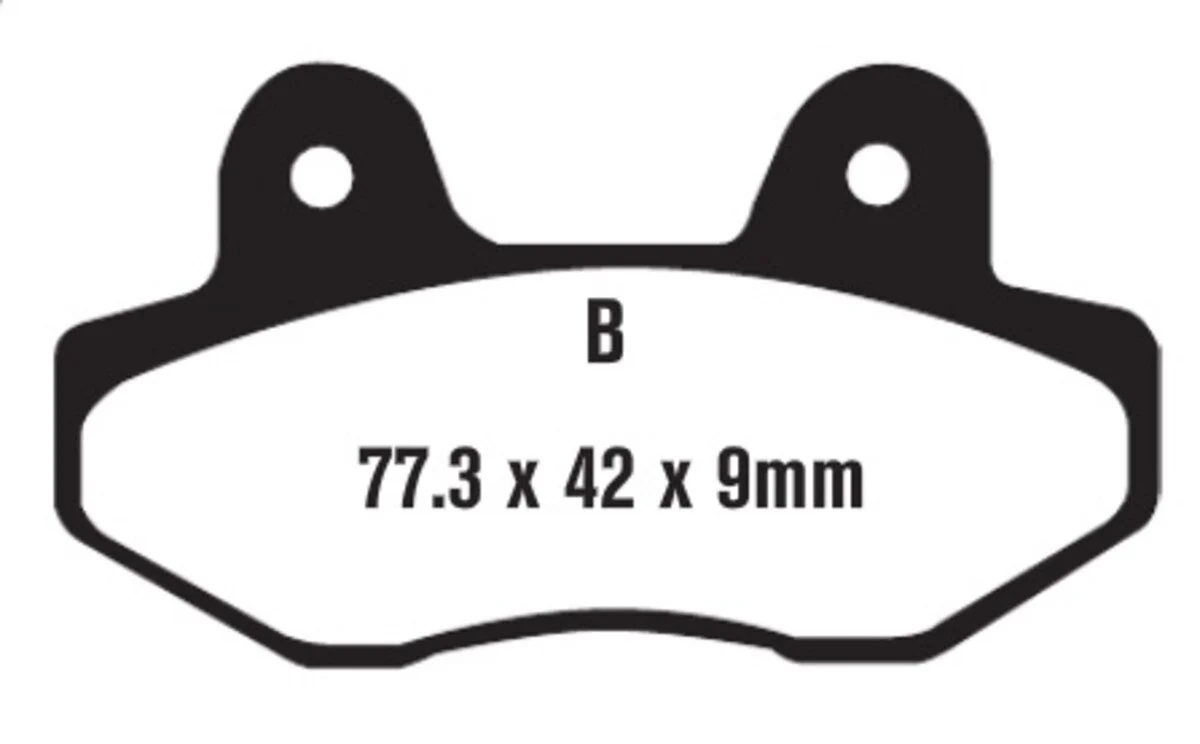 EBC Brakes SFA197 Scooter Brake Pads - Image 3