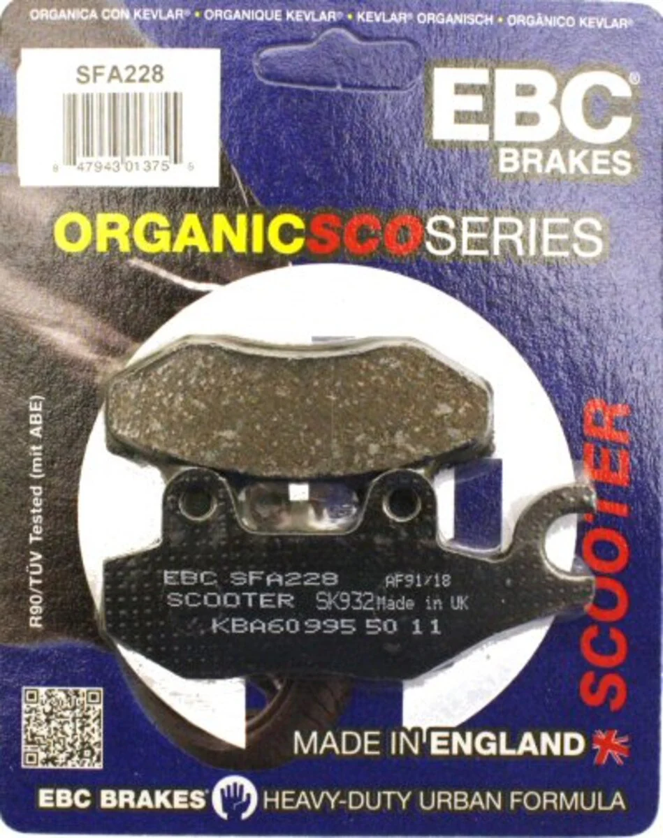 EBC Brakes SFA228 Scooter Brake Pads - Image 3