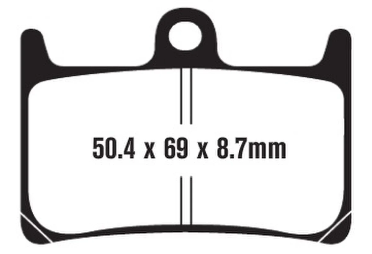 EBC Brakes SFA252 Scooter Brake Pads - Image 2