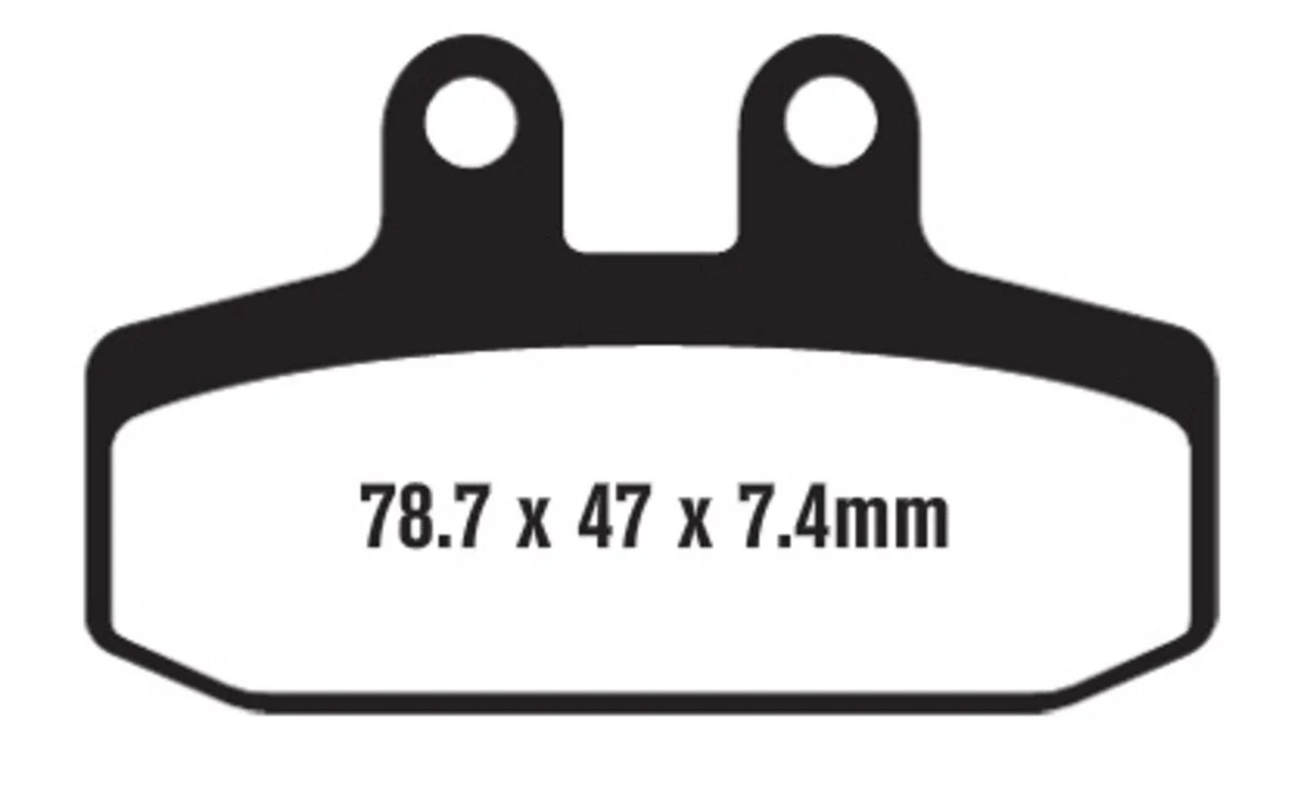 EBC Brakes SFA256 Scooter Brake Pads - Image 2