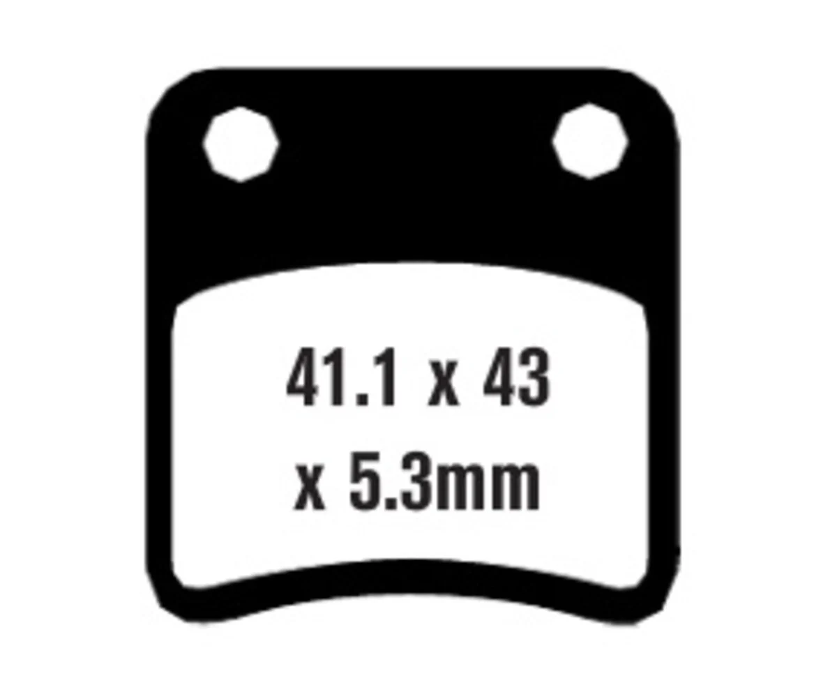 EBC Brakes SFA257/2 Scooter Brake Pads - Image 2