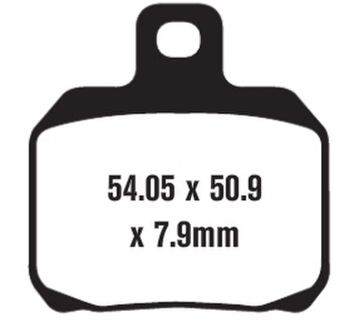 EBC Brakes SFA266 Scooter Brake Pads - Image 2
