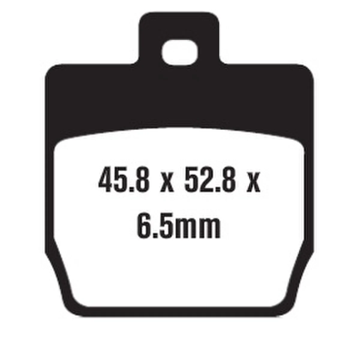 EBC Brakes SFA268 Scooter Brake Pads - Image 2