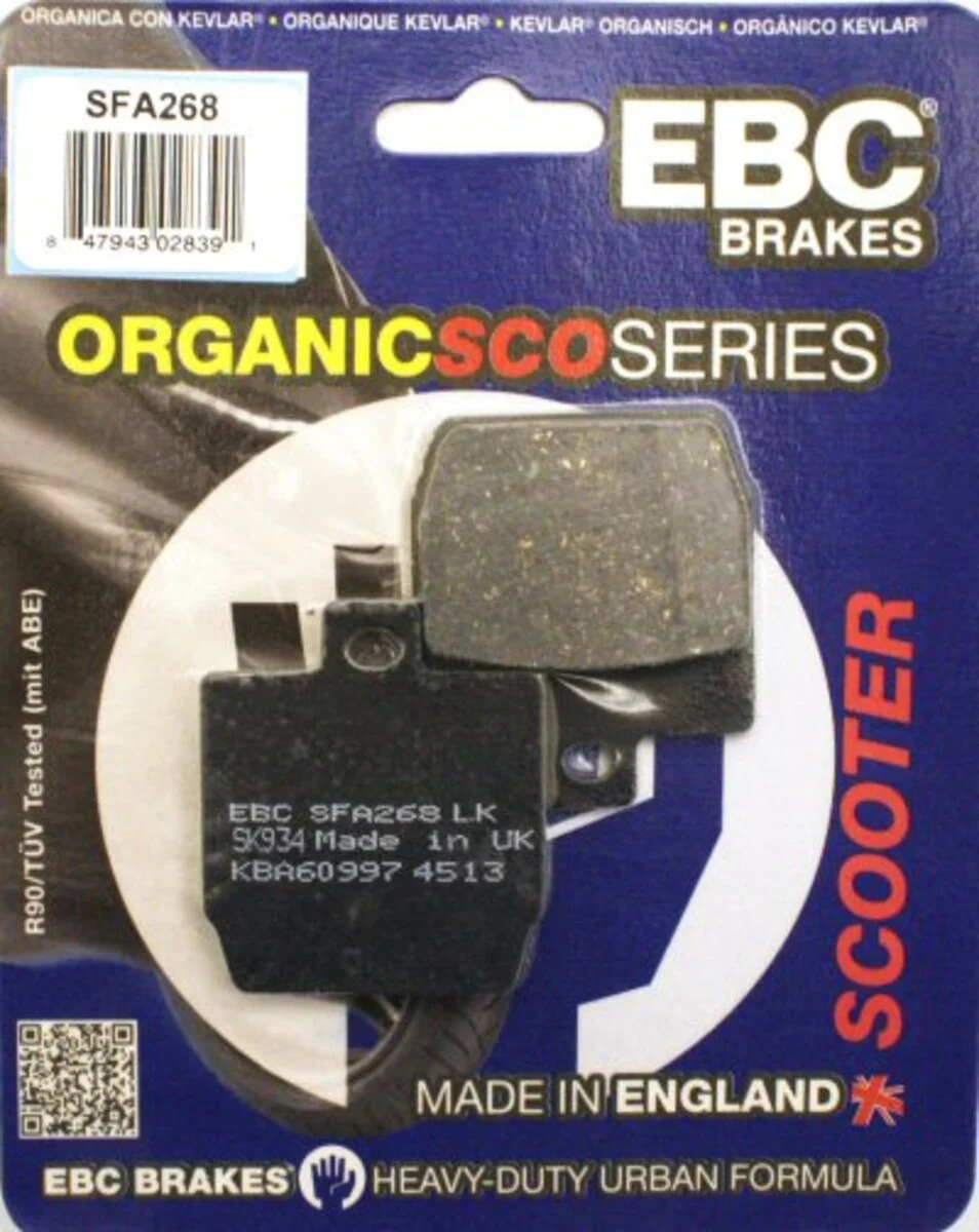 EBC Brakes SFA268 Scooter Brake Pads - Image 3
