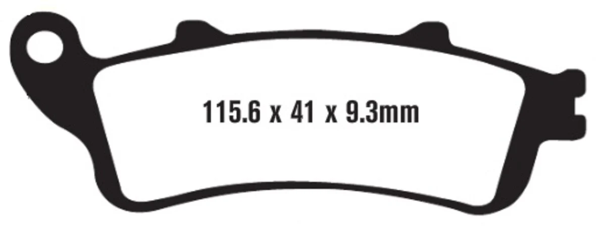 EBC Brakes SFA281 Scooter Brake Pads - Image 2