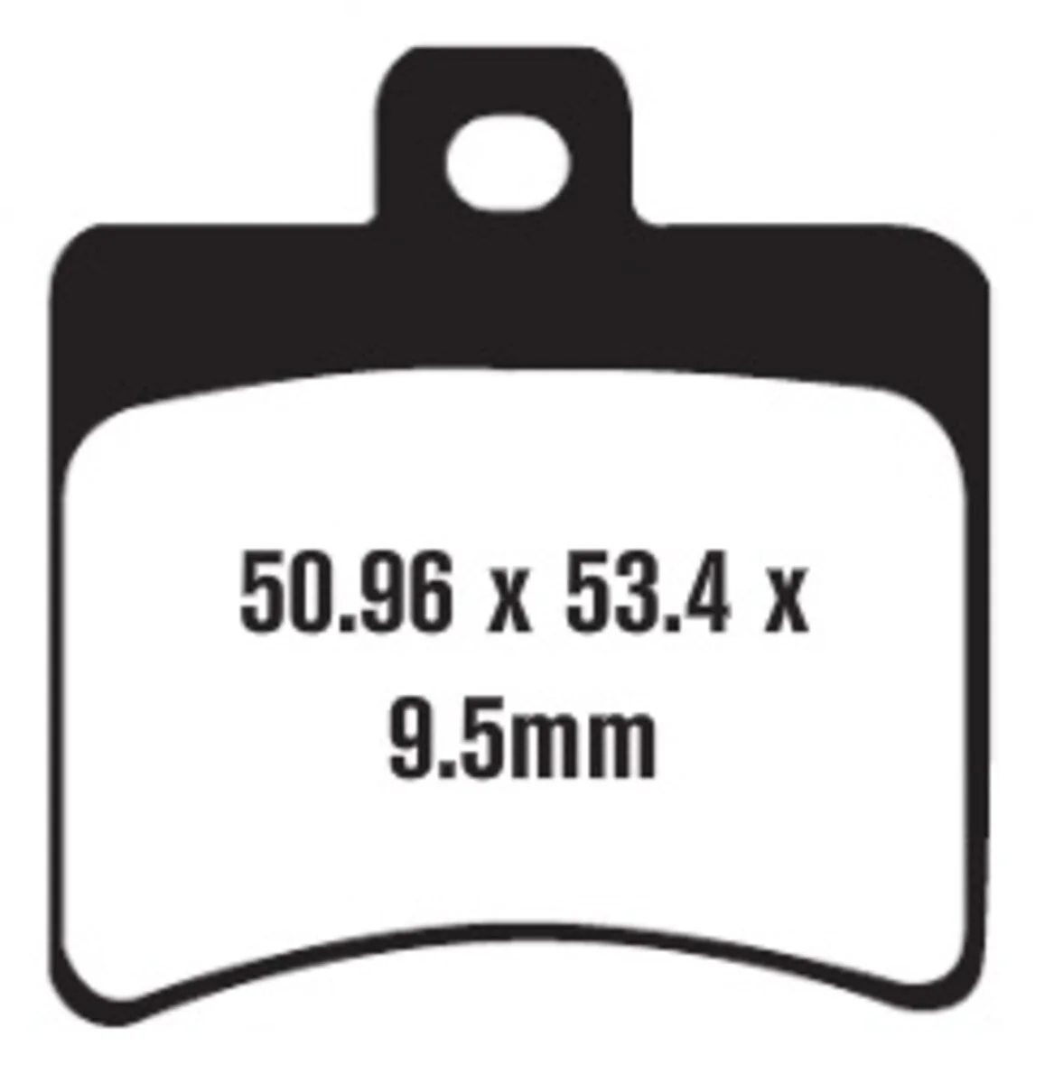 EBC Brakes SFA298 Scooter Brake Pads - Image 2