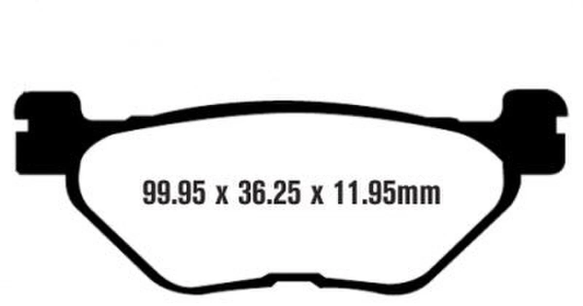 EBC Brakes SFA319 Scooter Brake Pads - Image 2