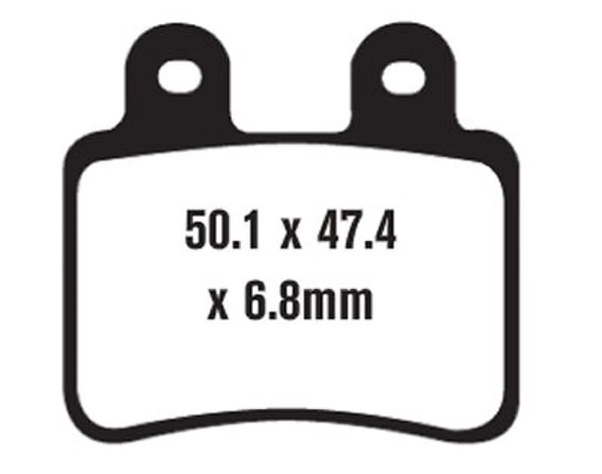 EBC Brakes SFA350 Scooter Brake Pads - Image 2