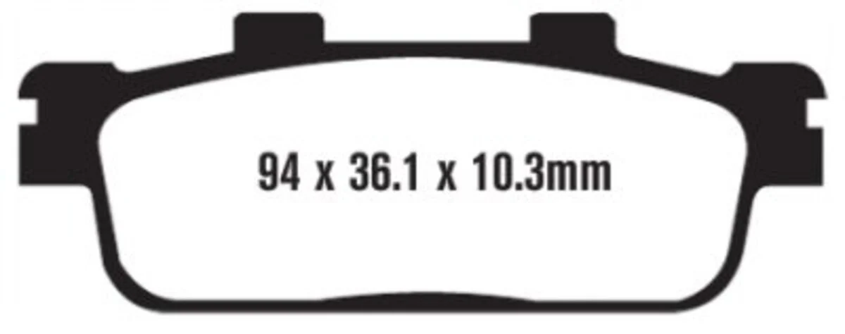 EBC Brakes SFA427 Scooter Brake Pads - Image 2