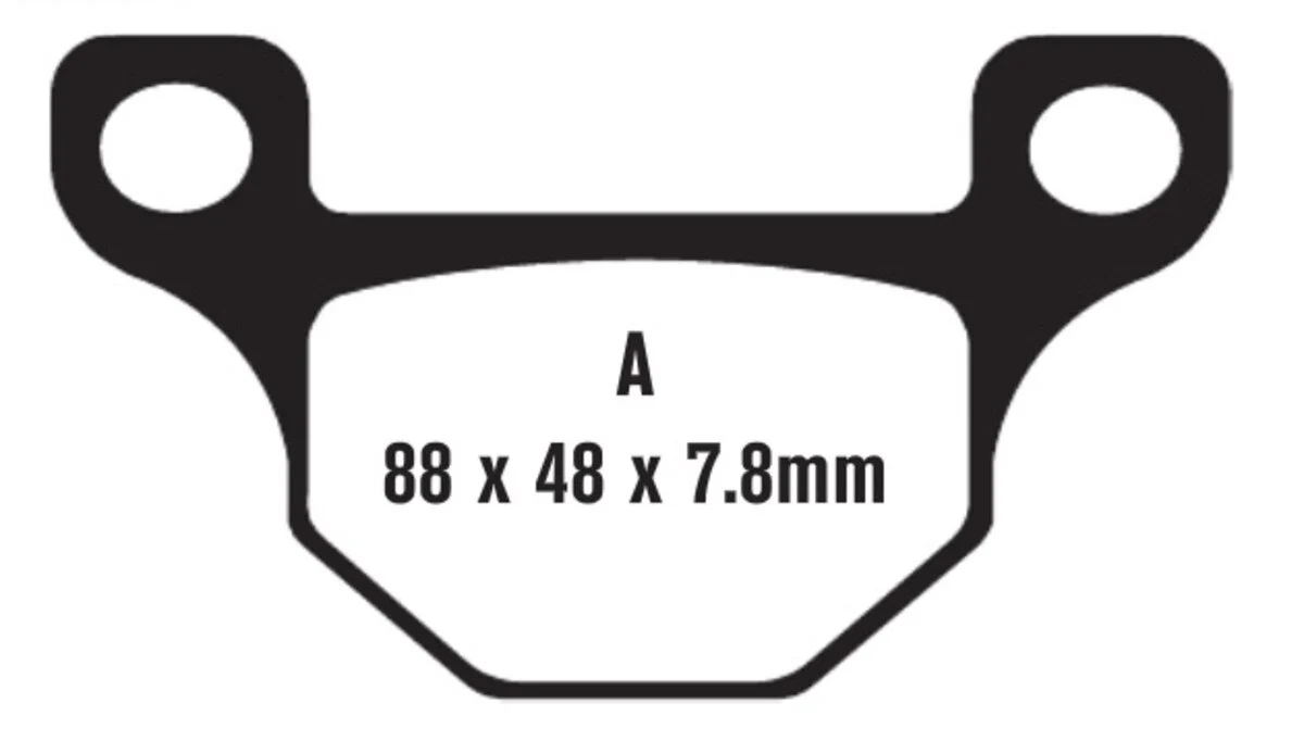 EBC Brakes SFA93 Scooter Brake Pads - Image 2