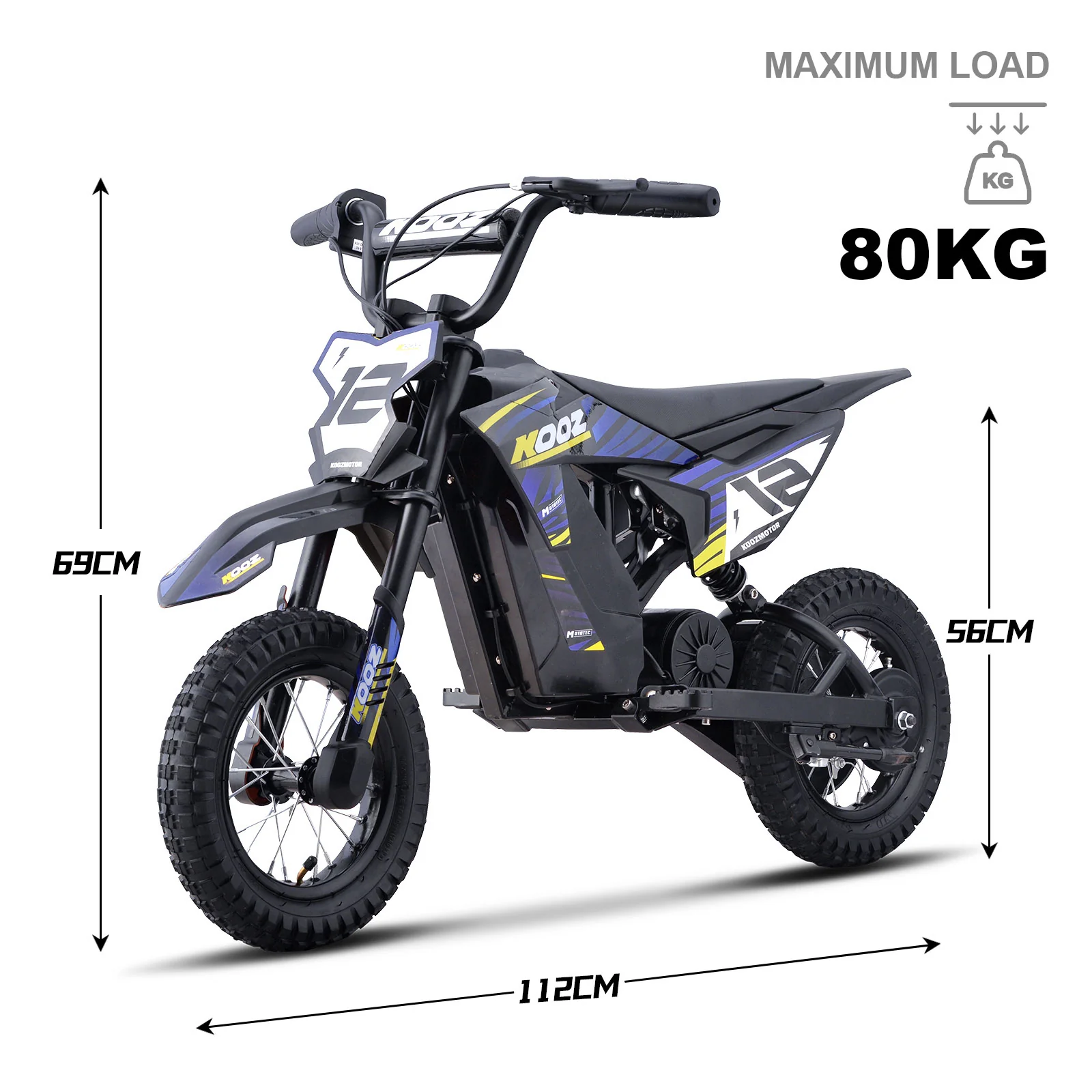 Electric Dirt Bike, Lithium 36v 300w, Ages 6-9 - Image 2