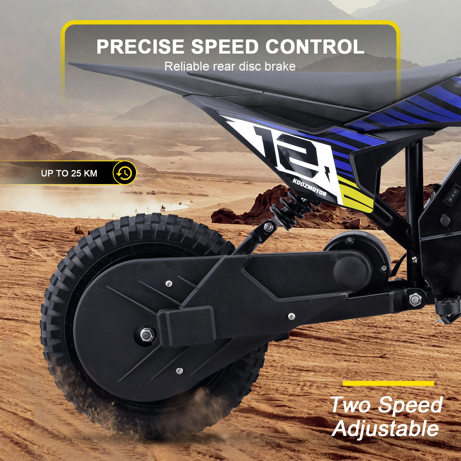 Electric Dirt Bike, Lithium 36v 300w, Ages 6-9 - Image 5