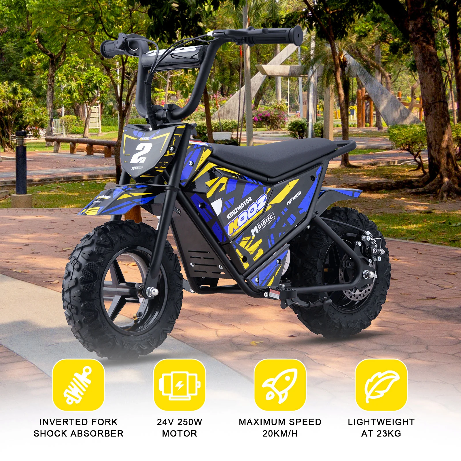 Electric Mini Bike, 24v 250w, Ages 6 and up - Image 10