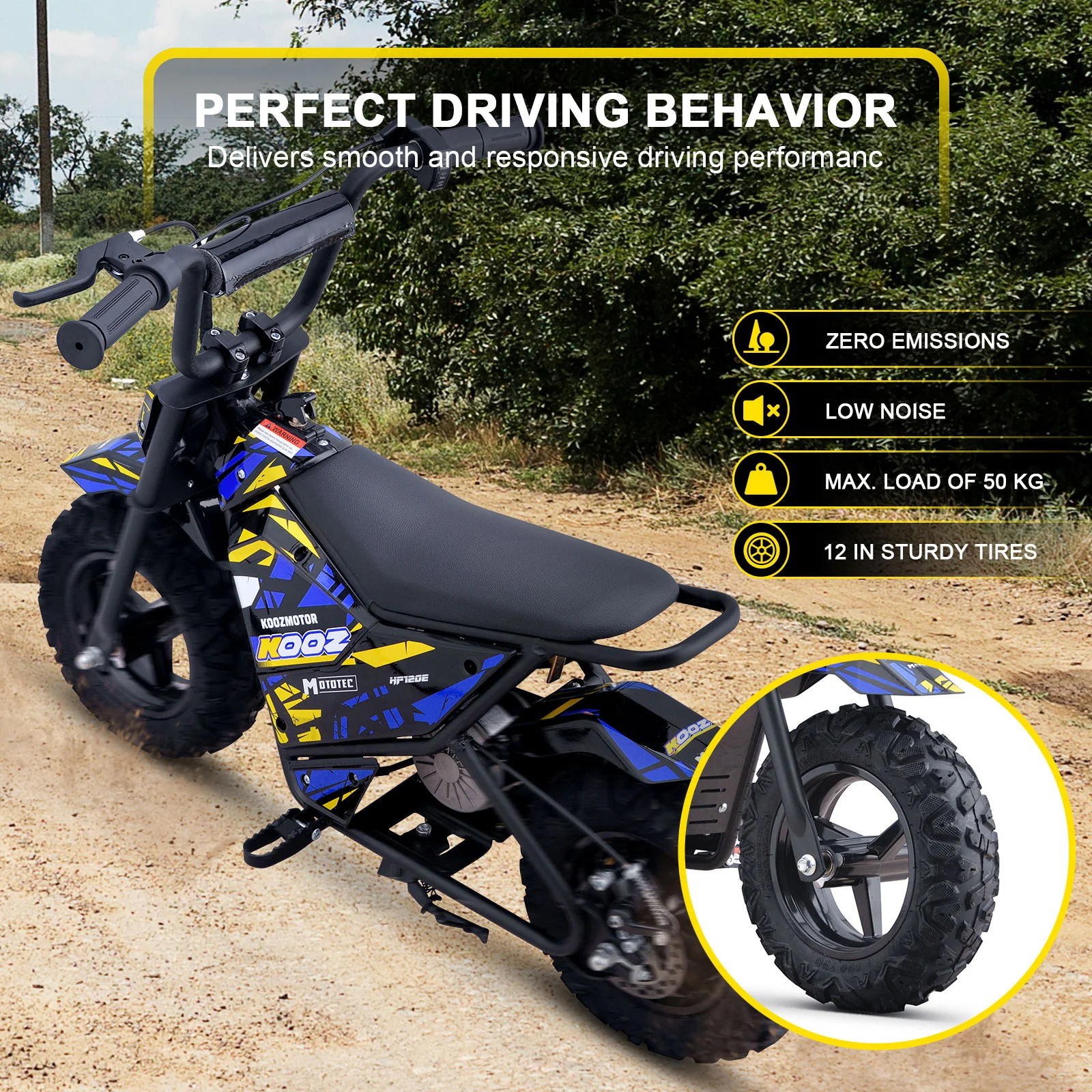 Electric Mini Bike, 24v 250w, Ages 6 and up - Image 9