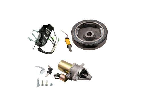 Electric Start Kit; GX390, 420, & 13/15hp OHV; Aftermarket Replacement (Chinese)