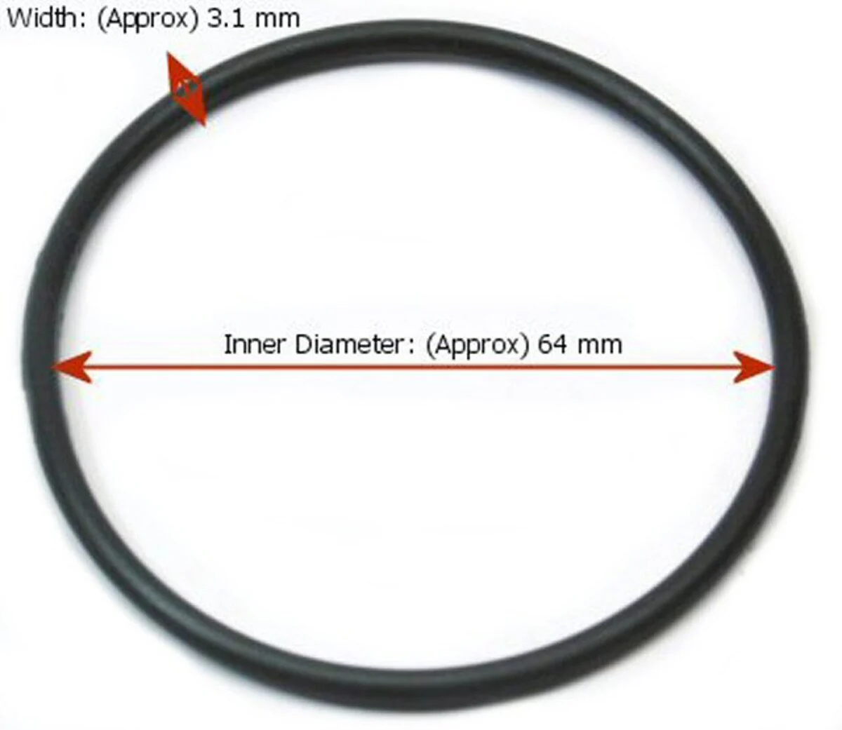 Fan O-ring for 50cc 2-stroke Minarelli 1PE40QMB Jog Engines - Image 2