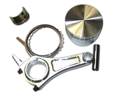 Forged Piston & Long Rod Combo for 2.835'' (72mm) Tillotsons, 2 Ring